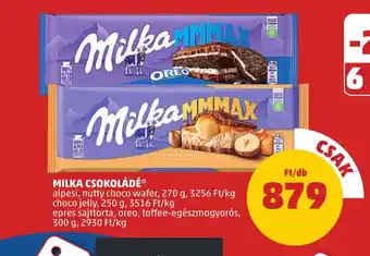 PENNY MILKA CSOKOLÁDÉ Ft/db ajánlat