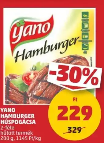 PENNY YANO HAMBURGER HÚSPOGÁCSA 200g ajánlat