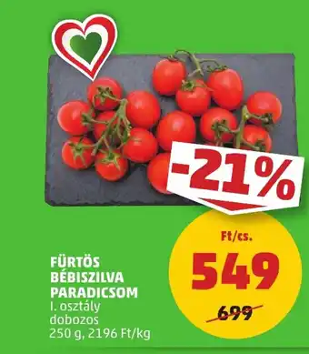 PENNY FÜRTÖS BÉBISZILVA PARADICSOM 250g ajánlat