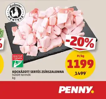 PENNY KOCKÁZOTT SERTÉS ZSÍRSZALONNA 1kg ajánlat