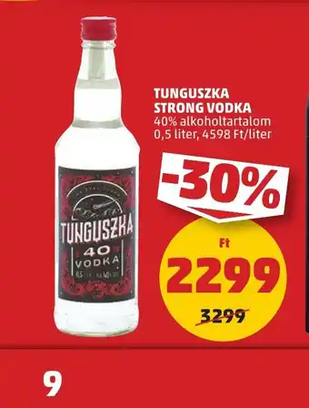 PENNY TUNGUSZKA STRONG VODKA  0,5 l ajánlat