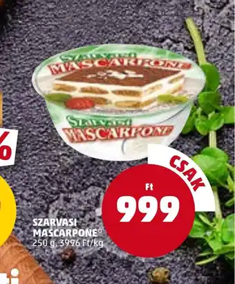 PENNY SZARVASI MASCARPONE 250 g ajánlat