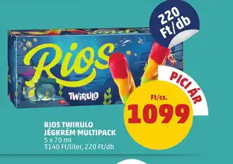 PENNY RIOS TWIRULO JÉGKRÉM MULTIPACK 5x70ml ajánlat