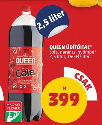 PENNY QUEEN ÜDÍTŐITAL 2,5l ajánlat