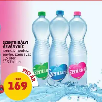 PENNY SZENTKIRÁLYI ÁSVÁNYVÍZ 1,5l ajánlat