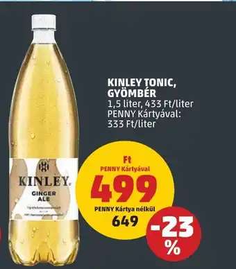 PENNY KINLEY TONIC GYÖMBÉR 1,5l ajánlat