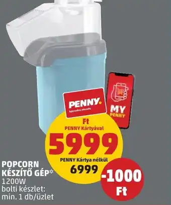 PENNY POPCORN KÉSZÍTŐ GÉP ajánlat