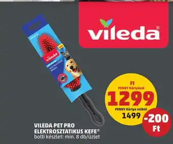 VILEDA PET PRO ELEKTROSZTATIKUS KEFE
