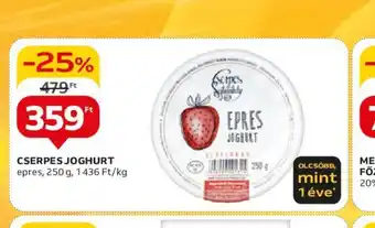 Auchan CSERPES JOGHURT 250g ajánlat