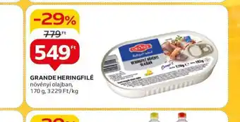 Auchan GRANDE HERINGFILÉ 170g ajánlat