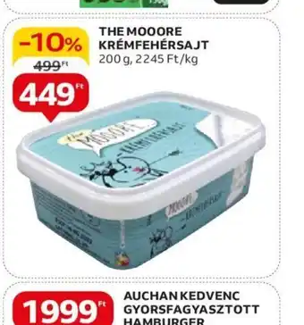 Auchan THE MOOORE KRÉMFEHÉRSAJT ajánlat