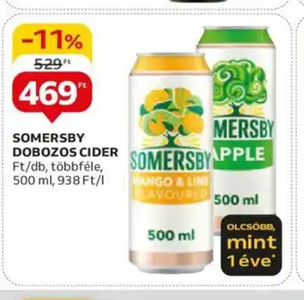 Auchan SOMERSBY DOBOZOS CIDER 500ml ajánlat