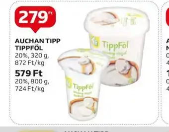 Auchan AUCHAN TIPP TIPPFÖL 320g ajánlat