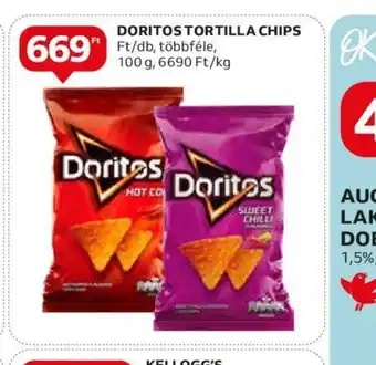 Auchan DORITOS TORTILLA CHIPS 100g ajánlat