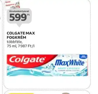 Auchan COLGATE MAX FOGKRÉM 75ml ajánlat