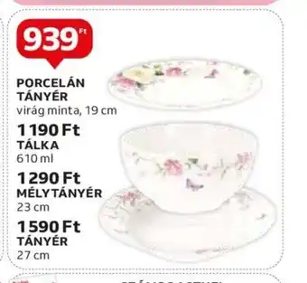 Auchan PORCELÁN TÁNYÉR ajánlat