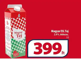 Coop Magyar ESL Tej 1L ajánlat