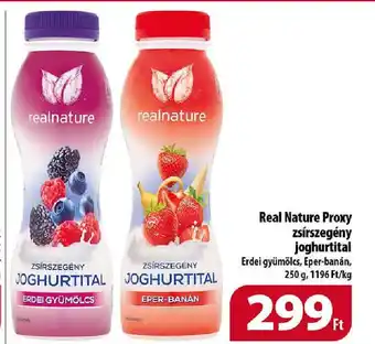 Coop Real Nature Proxy zsírszegény joghurtital 250g ajánlat