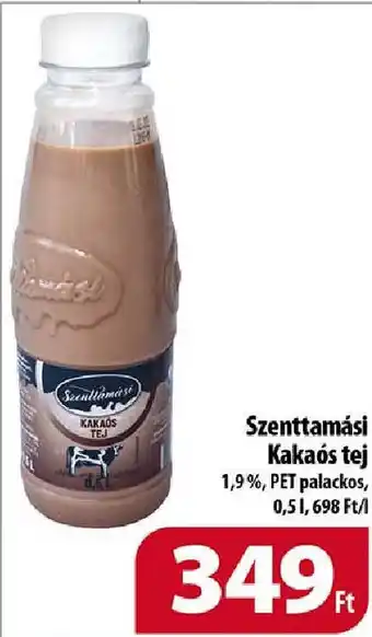 Coop Szenttamási Kakaós tej 0,5l ajánlat