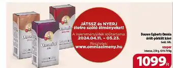 Coop Douwe Egberts Omnia örölt-pörkölt kávé ajánlat