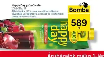 Tesco Happy Day gyümölcslé 1l ajánlat