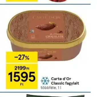 Tesco Carte d'Or Classic fagylalt 1l ajánlat