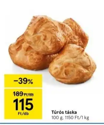 Tesco Túrós táska 100 g ajánlat
