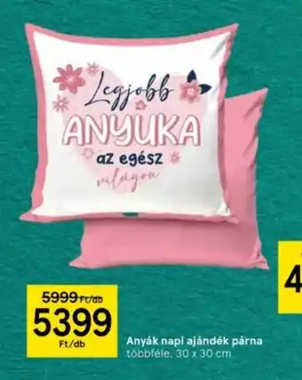 Tesco Anyák napi ajándék párna ajánlat