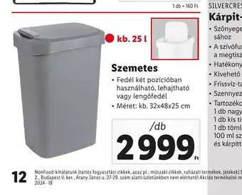 Lidl Szemetes ajánlat