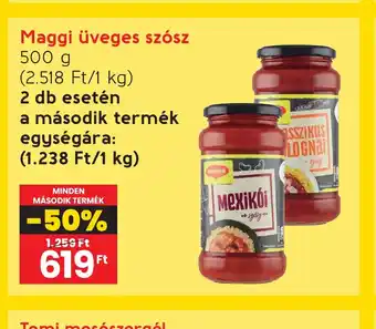 Spar Maggi üveges szósz 500g ajánlat