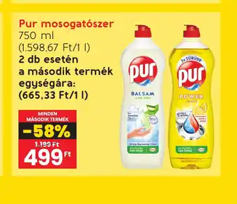 Spar Pur mosogatószer 750ml ajánlat