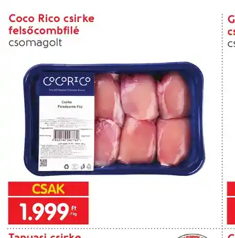 Spar Coco Rico csirke felsőcombfilé csomagolt ajánlat