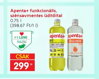 Spar Apenta+ funkcionális, szénsavmentes üdítőital 0,75l ajánlat