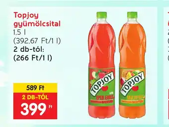 Spar Topjoy gyümölcsital 1,5l ajánlat