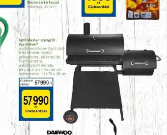 Tesco Grill Master széngrill füstölővel ajánlat