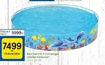 Tesco Bestway Fill in Fun tenger mintás medence ajánlat