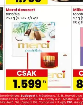 Spar Market Merci desszert 250g ajánlat