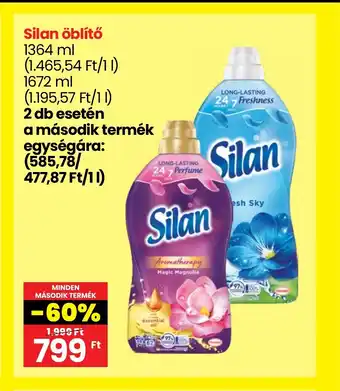 Spar Silan öblítő 1364 ml ajánlat