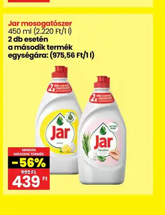 Spar Jar mosogatószer 450 ml ajánlat