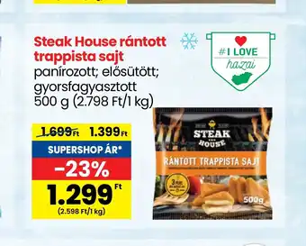 Spar Steak House rántott trappista sajt 500g ajánlat