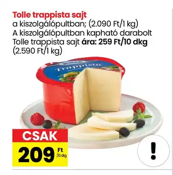Spar Tolle trappista sajt 10dkg ajánlat
