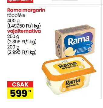 Spar Rama margarin 400g ajánlat