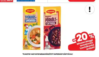 Spar Minden Maggi leveskocka, ízesítőkocka ajánlat