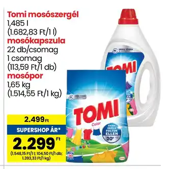 Spar Tomi mosószergél 1,485l ajánlat