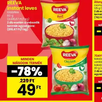 Spar REEVA instant leves 60g ajánlat
