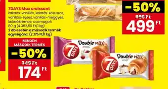 Spar 7DAYS Max croissant 80g ajánlat