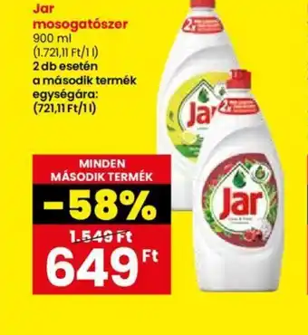 Spar Jar mosogatószer 900ml ajánlat