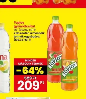 Spar Topjoy gyümölcsital 1,5l ajánlat