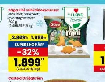 Spar Sága Fini mini dinoszaurusz 800g ajánlat