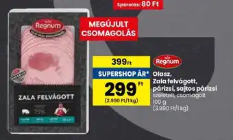 Spar Olasz, Zala felvágott, párizsi, sajtos párizsi 100g ajánlat
